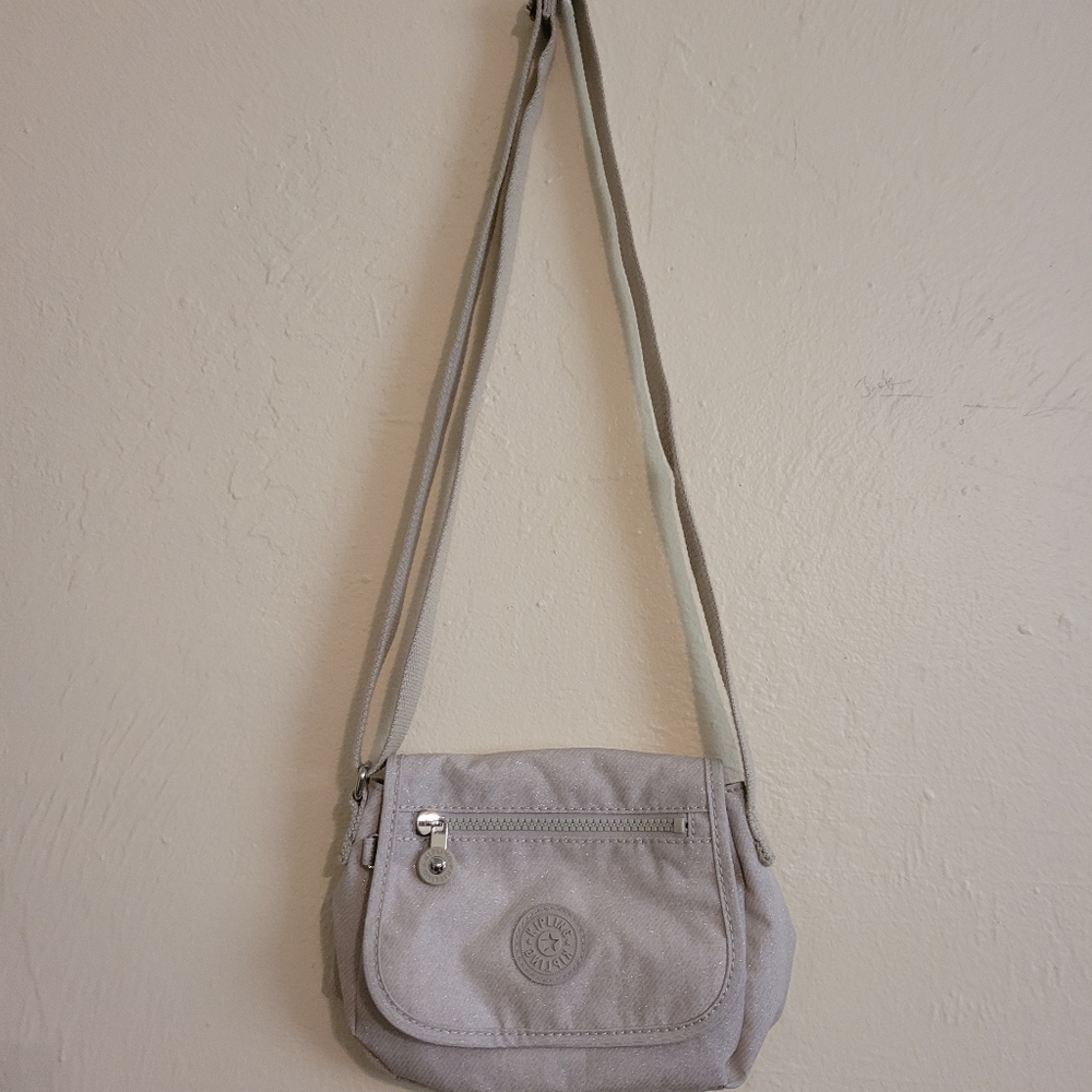 Kipling Silver Crossbody Purse